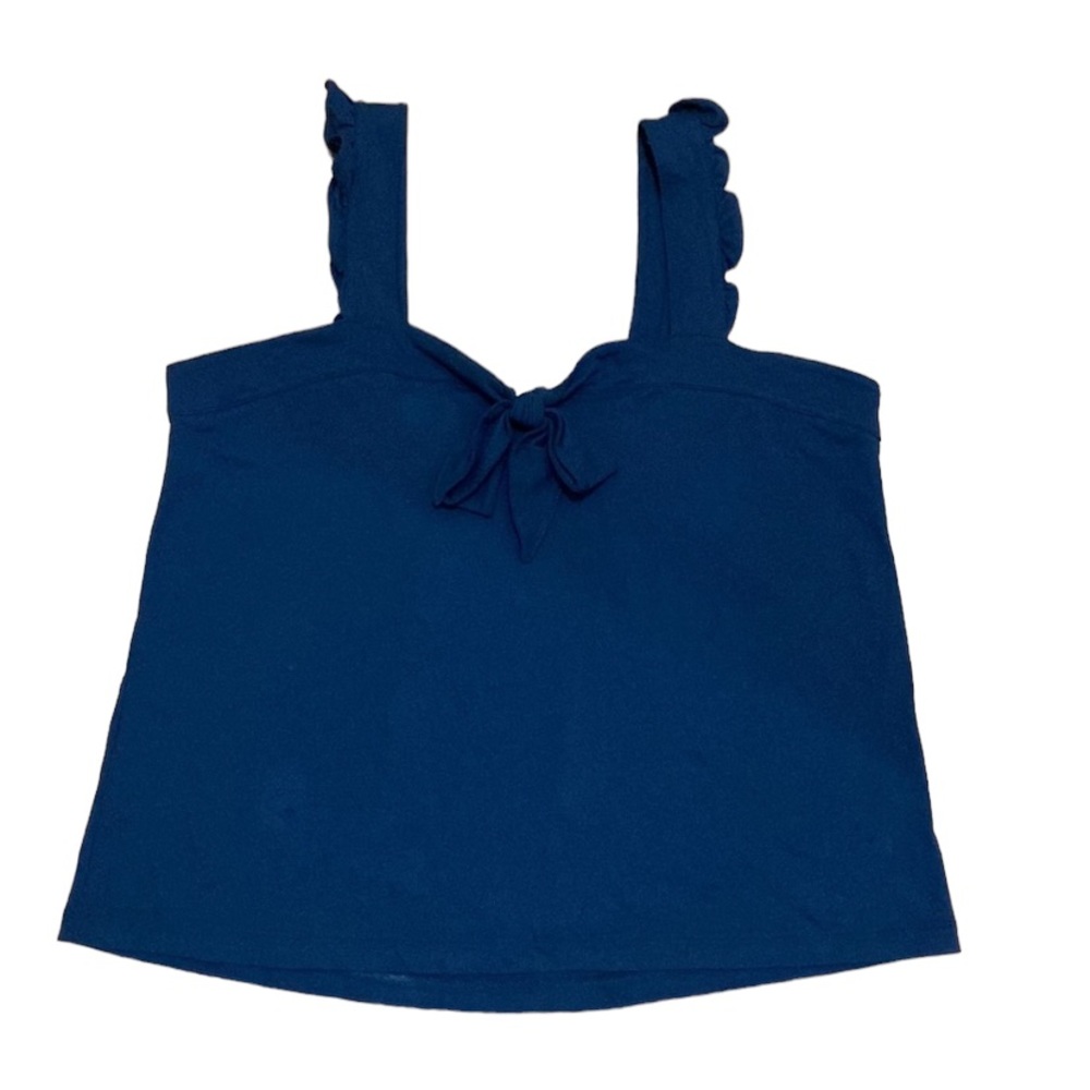 J. Crew Bow and Ruffle Detail Top